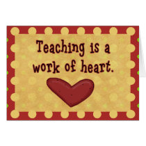 Teacher Thank You Card cards