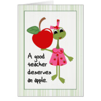 Teacher Thank You Card cards