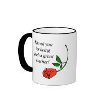 Teacher thank you mug