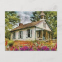 Teacher - The School House postcard