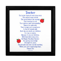 Teacher gift boxes