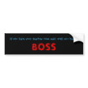 Teacher VS Boss bumper stickers by ShadowHoshi Teacher VS Boss bumper stickers