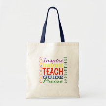 Teacher Word Picture Teachers School Kids Canvas Bag
