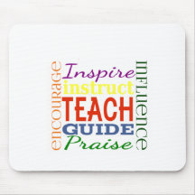 Teacher Word Picture Teachers School Kids Mousepad