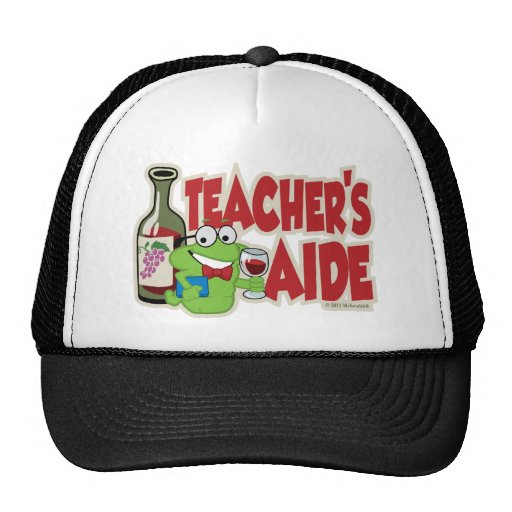Teacher's Aide (Wine) Mesh Hat