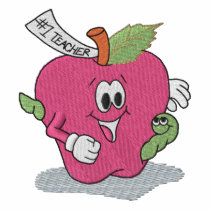Teachers Apple embroidered shirts