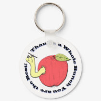 Teacher's Apple Keychain