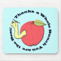 Teacher's Apple Mousepad by IArtist40 Teacher's Apple Mousepad