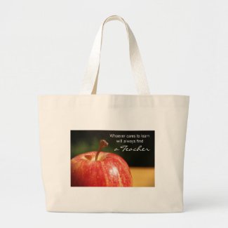 Teacher's Apple Tote bag