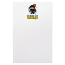 Teachers Are Brain Ninjas Custom Stationery