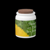 Teachers are Every Day Heroes! candy jars Flowers candy jars