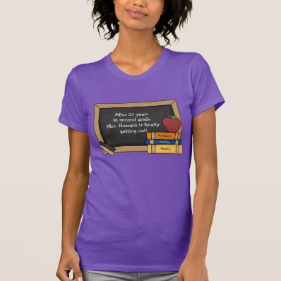 Teacher's Blackboard Retirement T-Shirt