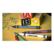 Teacher's Business Card Personalized Template