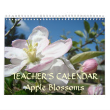 TEACHER'S CALENDAR Appple Blossom Christmas Gift