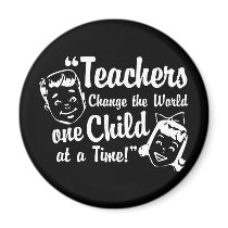 Teachers Change World Magnet magnets