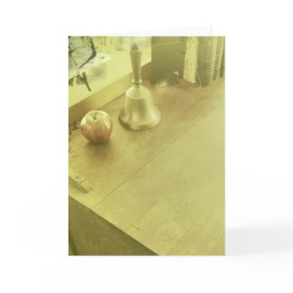Teacher's Desk Card card