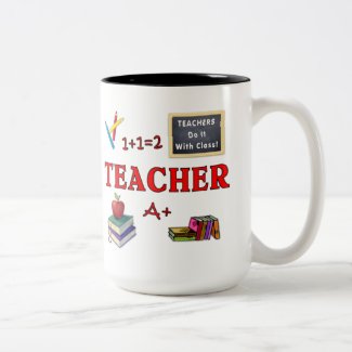 Teacher Coffee Mugs and Glasses