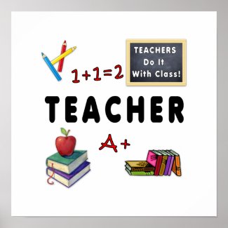Teacher Posters and Wall Art For Home or Classroom