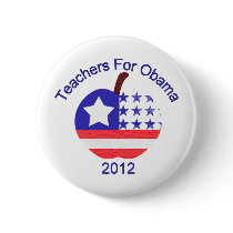 Teachers For Obama Tees and Gifts Pin