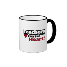 Teachers Have Heart Tshirts and Stickers Mugs
