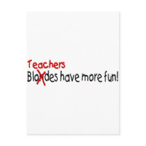 Teachers Have More Fun postcards