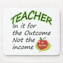 Teacher's Income mousepads by occupationalgifts Teacher's Income mousepads