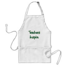 Teachers Inspire (green) Apron