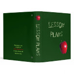 teacher's "lesson plans" BINDER