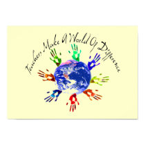 Teachers Make a World Posters & Prints by wingedturtle Teachers Make a World Posters & Prints
