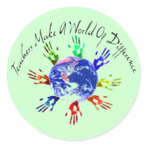 Teachers Make a World Stickers