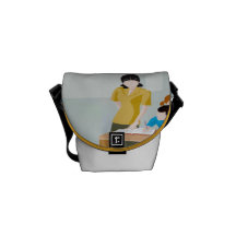 Teachers Mini Bag with CPR Instructions Messenger Bags
