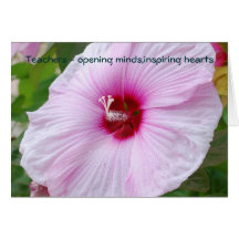 Teachers - opening minds,inspiring he... card