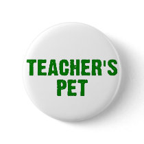 Teacher's Pet buttons by rainysundae Teacher's Pet buttons