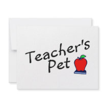 Teachers Pet invitations