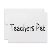 Teachers Pet invitations