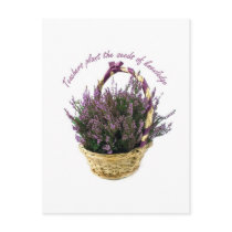 Teachers Plant Seeds Lavender Post Card