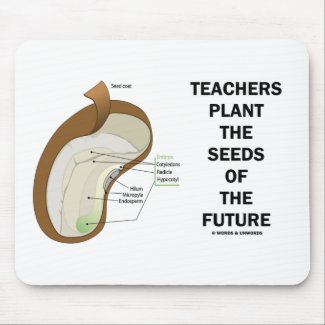 Teachers Plant The Seeds Of The Future (Bean Seed) Mouse Pad