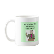 teachers & professors coffee mug