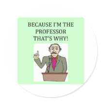 teachers & professors sticker