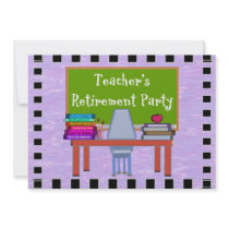 Teachers Retirement Party Invitations
