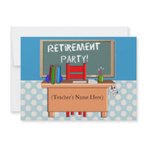 Teachers Retirement Party Invitations
