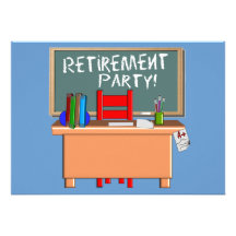 Teachers Retirement Party Invitations