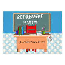 Teachers Retirement Party Invitations