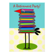 Teachers Retirement Party Invitations
