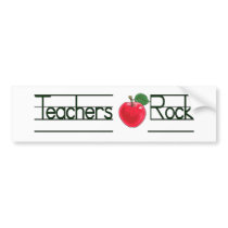 Teacher's Rock bumper stickers