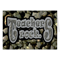 Teachers Rock Cards