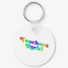 round_keychain - Teachers Rock Color