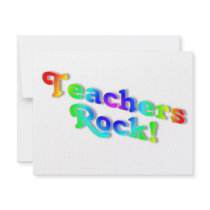 Teachers Rock invitations