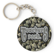 Teachers Rock Keychain