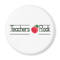 Teacher's Rock magnets